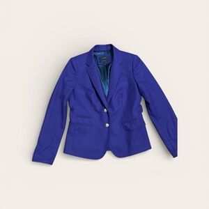J. Crew Purple Schoolboy Women's Blazer 100% Wool